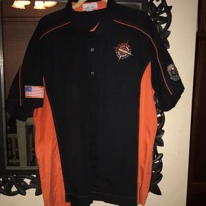 Mens Harley Button Down Work-shirt